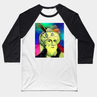 Flavius Josephus Colourful Portrait | Flavius Josephus Artwork 7 Baseball T-Shirt